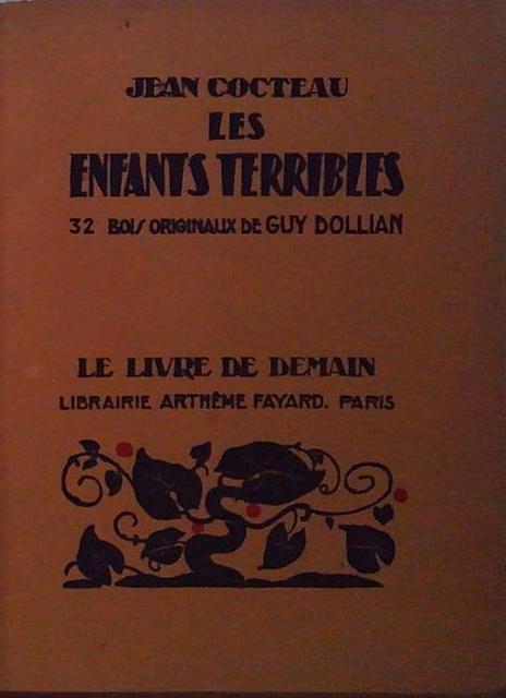 Jean cocteau LES ENFANTS TERRIBLES - 32 BOIS ORIGINAL DE GUY DOLLIAN Artheme Fay - Foto 1 di 1